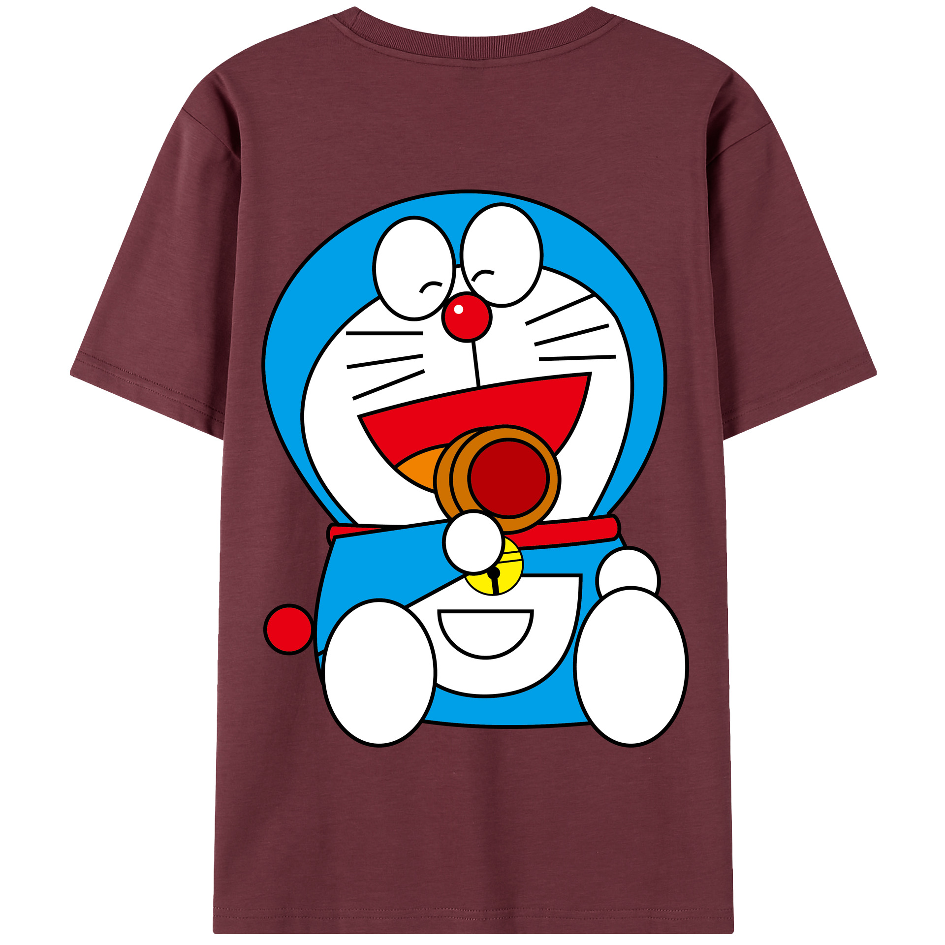 （画像用） ドラえもん Doraemon 綿100％半袖Tシャツ（背面プリント）